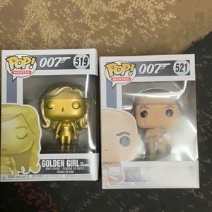 Golden girl in Blofeld from 007.